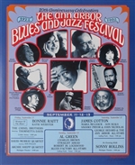 The Ann Arbor Blues And Jazz Festival Original Concert Poster Gary Grimshaw