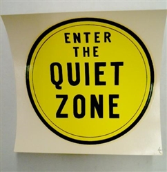 Ed "Big Daddy" Roth Enter The Quiet Zone Original 1960'S Decal Sticker