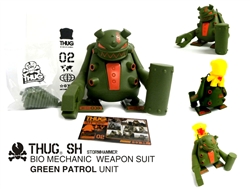 Green Patrol Unit : THUG-SH / STORMHAMMER Vinyl Figure - Unison Lab