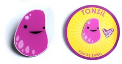 Tonsil Lapel Pin - You're Swell!