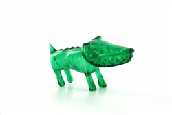 Clear Green Chiko O.G. Waodog 3" Sofubi Kaiju Japan Ultra Limited Edition Wao Dog Vinyl