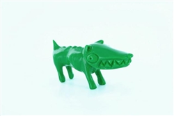 Green Chiko O.G. Waodog 3" Sofubi Kaiju Japan Ultra Limited Edition Wao Dog Vinyl