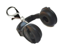 Zip-Hop Headphones Zipper Puller Figure