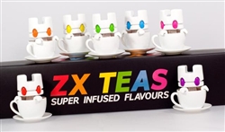 Box Set of 7 White Lunartik ZX Teas Super Infused Flavours Designer Vinyl Figures